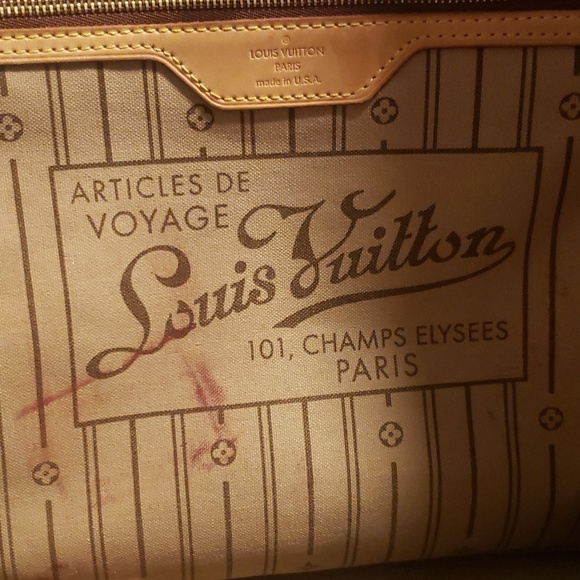 Authentic louis Vuitton neverfull tote - Picture 2 of 10